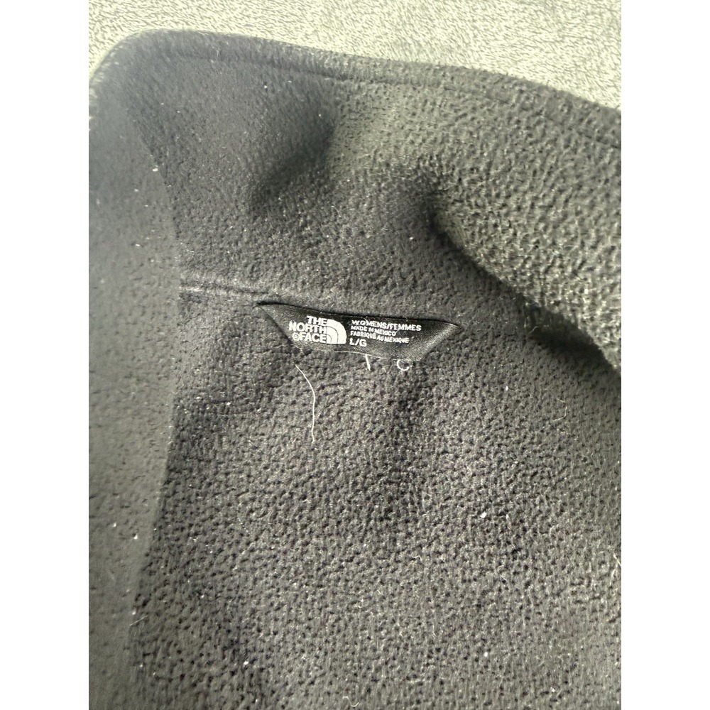 The North Face Black Nylon Fleece Full Zip Denali Polartec Jacket Women's Large - Picture 3 of 7